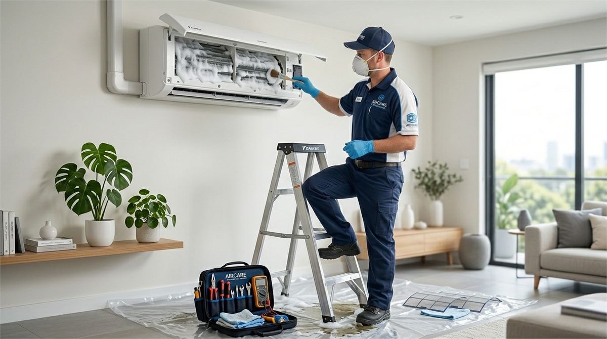 Deep Foam Jet Cleaning Service Indian Split AC