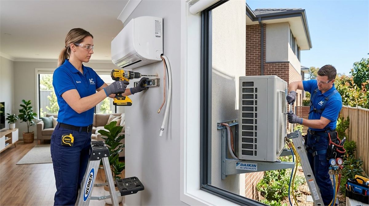 Split AC Installation in Hyderabad Home